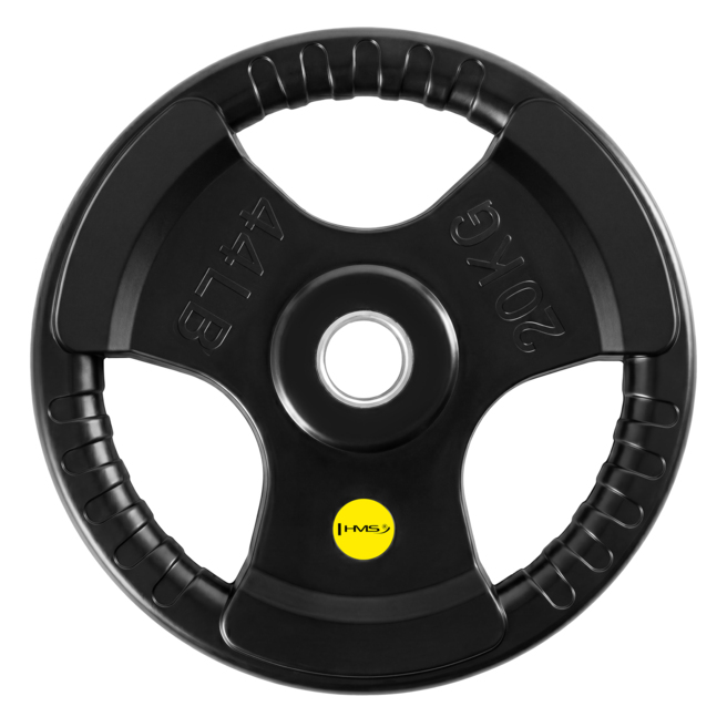 Obciążenie olimpijskie gumowane typu Tri-Grip talerz 20kg