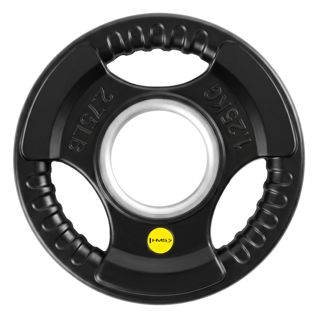 Obciążenie olimpijskie gumowane typu Tri-Grip talerz 1,25kg