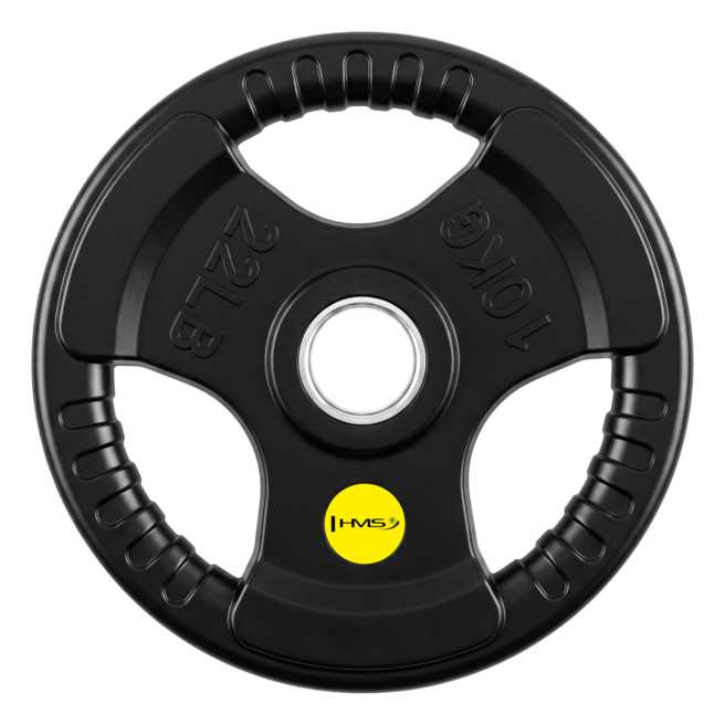 Obciążenie olimpijskie gumowane typu Tri-Grip talerz 10kg