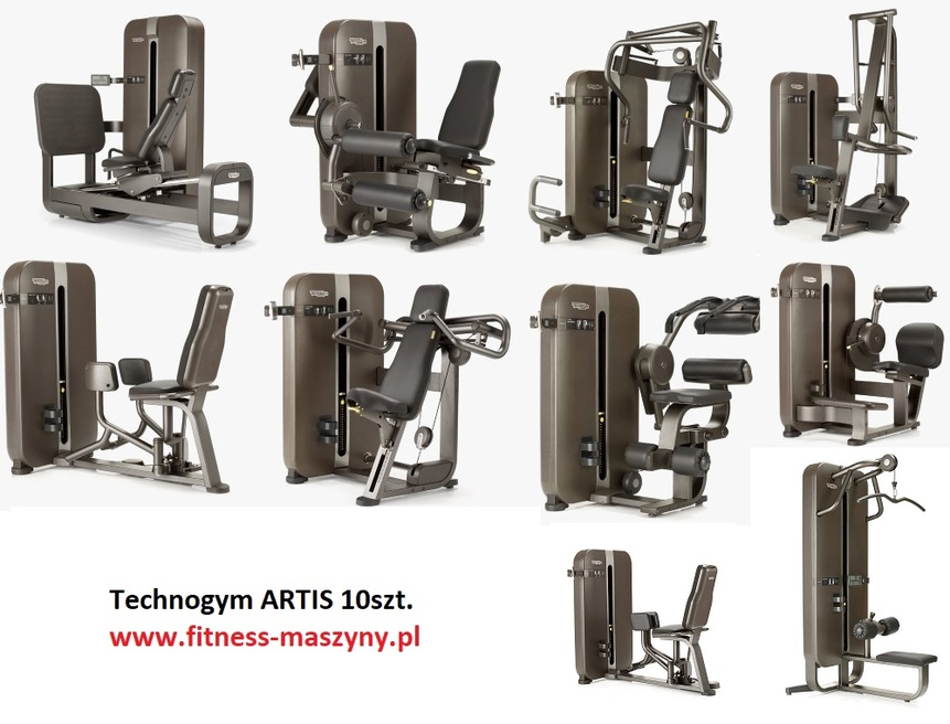 Technogym ARTIS 10 maszyn / 35300 EUR  Maszyny do Siłowni