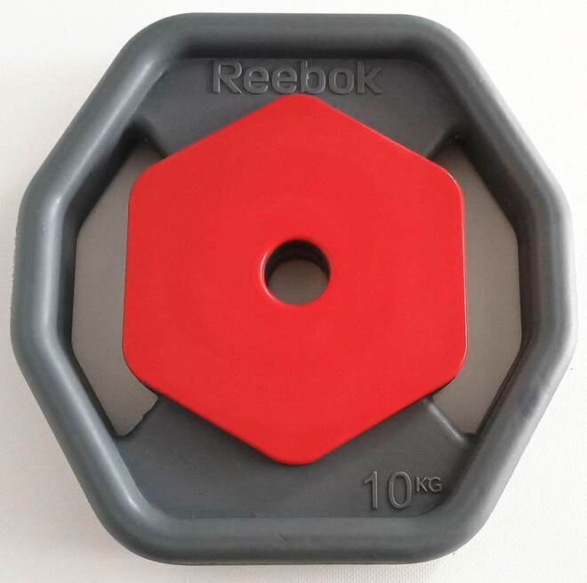 REEBOK REP DISC 10kg Obciążenie do sztang Płyta