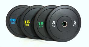 OBCIĄŻENIE OLIMPIJSKIE BUMPER zestaw 100kg set