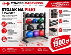 Stojak na piłki treningowe 