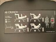 ŁAWKA do treningu mięśni brzucha TECHNOGYM AB CRUNCH